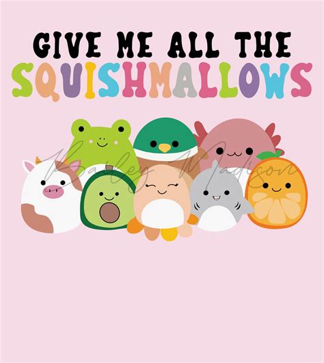 Squishmallows png - 57 Squishmallows PNG Clipart Images with Transparent Backgrounds, INSTANT Download, Squishmallows Birthday Parties, Wendy The Frog, Fifi Fox (865) $ 7.00 